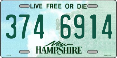 NH license plate 3746914
