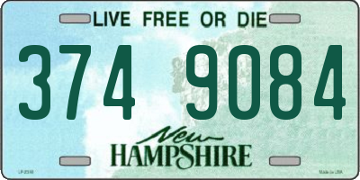 NH license plate 3749084