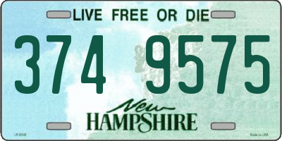 NH license plate 3749575