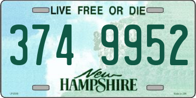 NH license plate 3749952