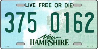 NH license plate 3750162