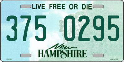 NH license plate 3750295