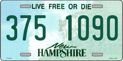 NH license plate 3751090