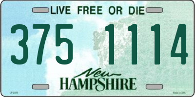 NH license plate 3751114