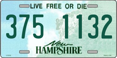 NH license plate 3751132