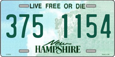 NH license plate 3751154