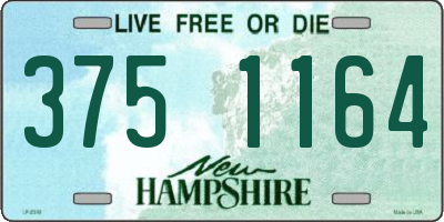 NH license plate 3751164