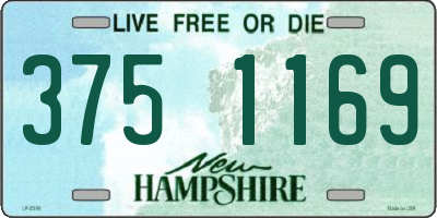 NH license plate 3751169