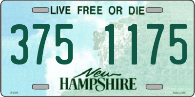 NH license plate 3751175