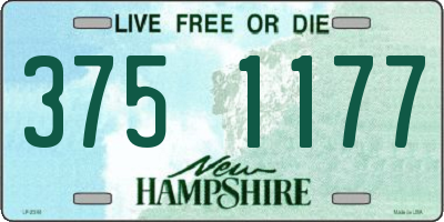 NH license plate 3751177
