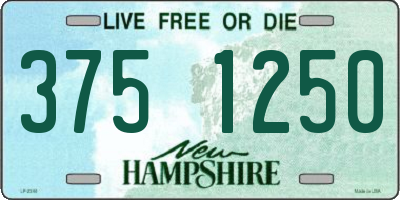 NH license plate 3751250