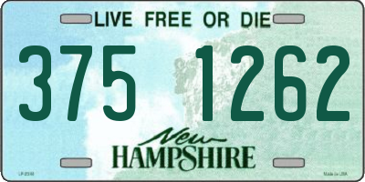 NH license plate 3751262