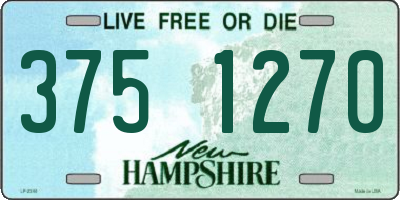 NH license plate 3751270