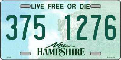 NH license plate 3751276