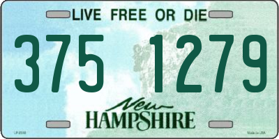 NH license plate 3751279