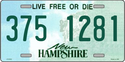 NH license plate 3751281