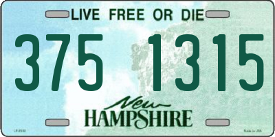 NH license plate 3751315