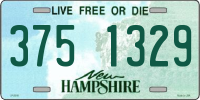 NH license plate 3751329
