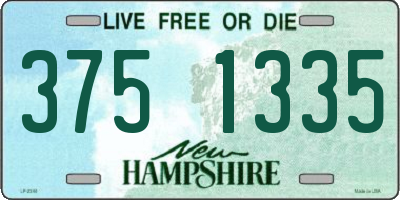 NH license plate 3751335