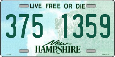 NH license plate 3751359