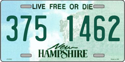 NH license plate 3751462