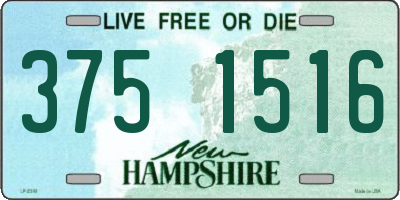 NH license plate 3751516