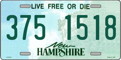 NH license plate 3751518