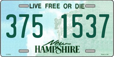 NH license plate 3751537