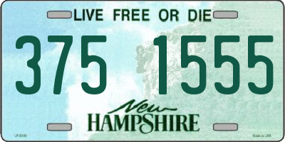 NH license plate 3751555