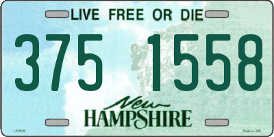 NH license plate 3751558