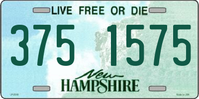 NH license plate 3751575