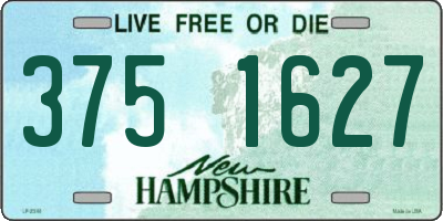 NH license plate 3751627