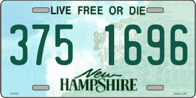 NH license plate 3751696