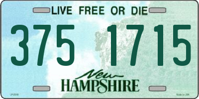 NH license plate 3751715