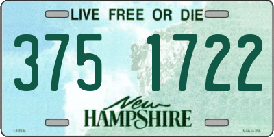 NH license plate 3751722