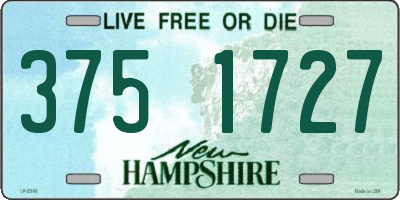 NH license plate 3751727