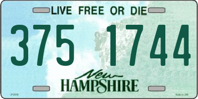 NH license plate 3751744