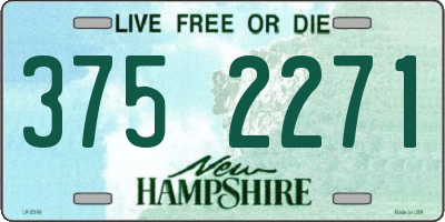 NH license plate 3752271