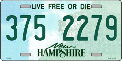 NH license plate 3752279