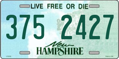 NH license plate 3752427