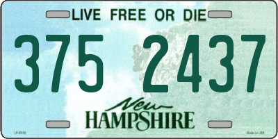 NH license plate 3752437