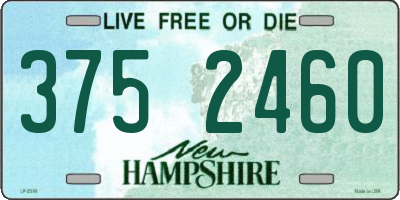 NH license plate 3752460