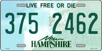 NH license plate 3752462