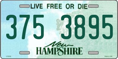 NH license plate 3753895