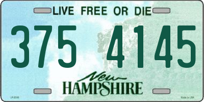 NH license plate 3754145