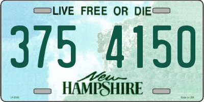 NH license plate 3754150