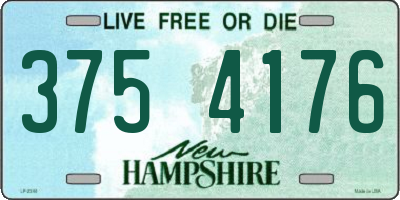 NH license plate 3754176