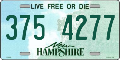 NH license plate 3754277
