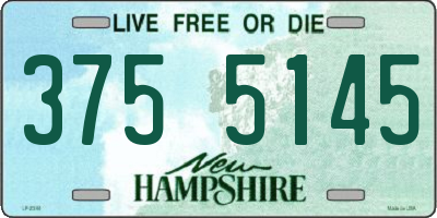NH license plate 3755145