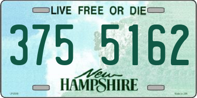 NH license plate 3755162